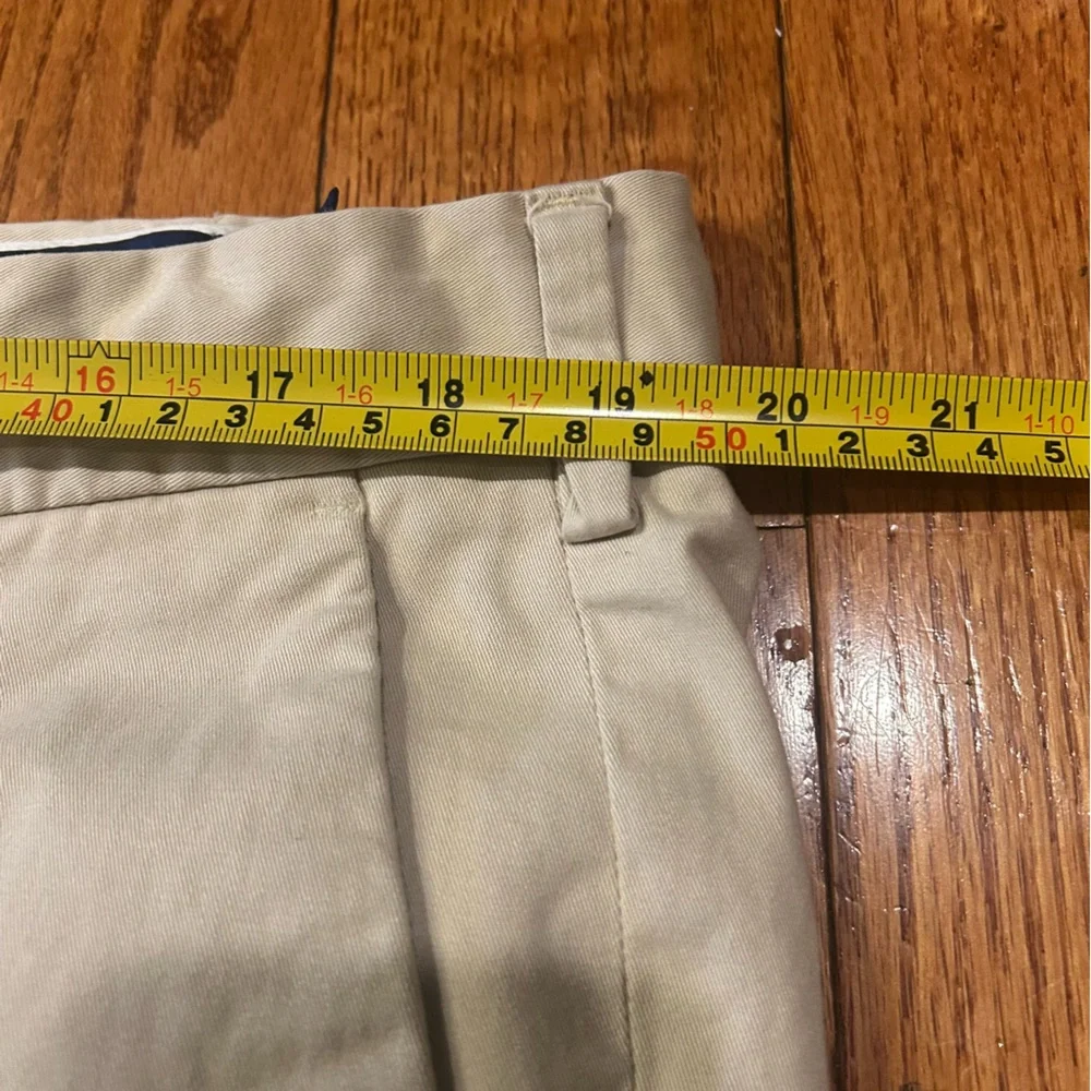 Polo Ralph Lauren Classic Fit Straight Leg Chino Pants Khaki 40x30 STF Newport - Picture 8 of 14